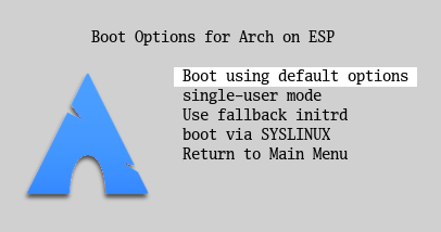 Manually defining submenus enables you to customize
your boot options.